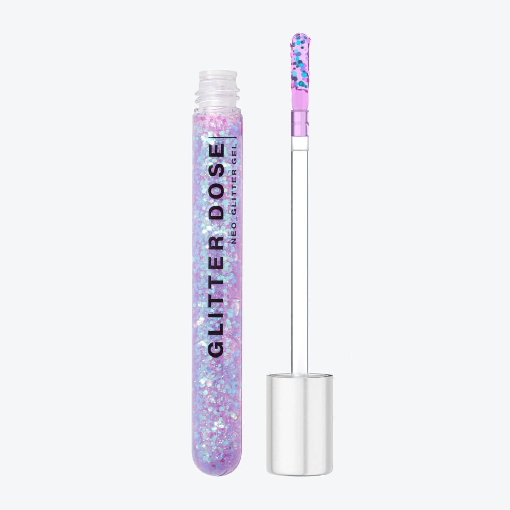 Глиттер для век на гелевой основе Influence Beauty Glitter Dose 06 , 7мл. Фото 5.