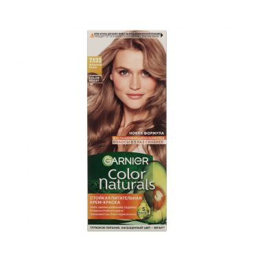 Крем - краска Garnier Color Naturals стойкая питательная для волос 7.132 Натуральный русый 110мл.