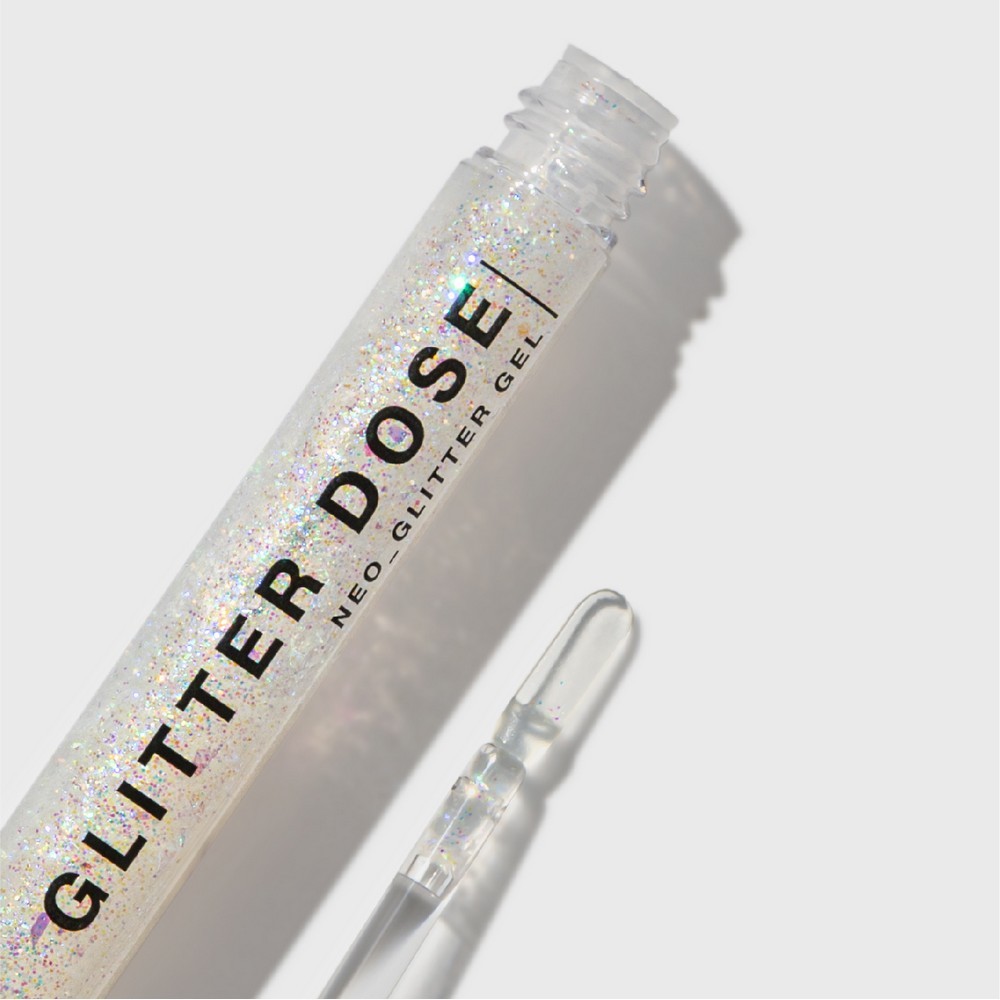 Глиттер для век на гелевой основе Influence Beauty Glitter Dose 01 , 7мл. Фото 5.