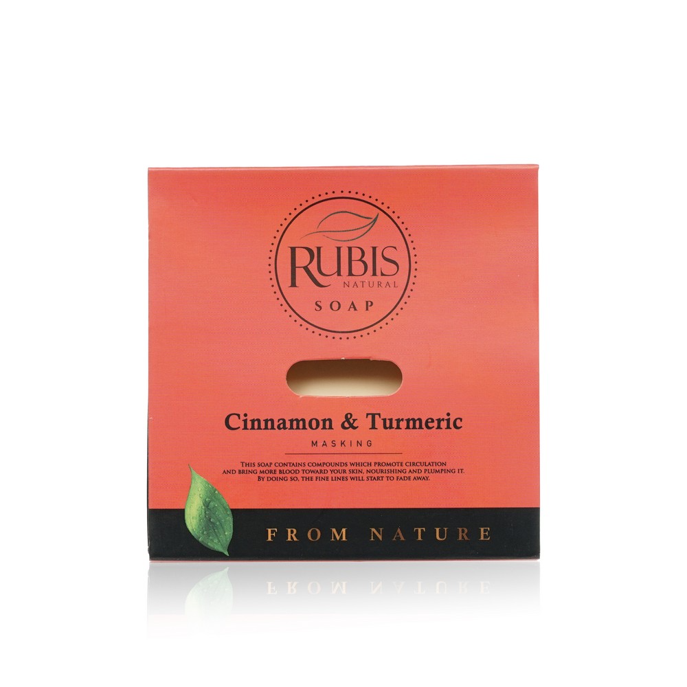 Мыло туалетное Rubis From Nature " Cinnamon & Turmeric " 125г