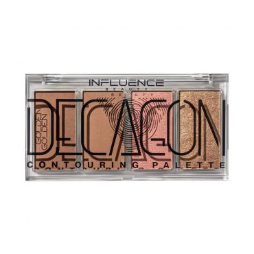 Палетка для контурирования лица Influence Beauty Golden Decagon , 10г.