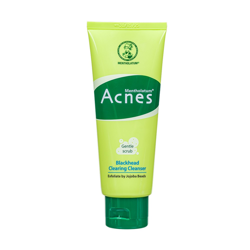 Пенка скраб для лица от черных точек Mentholatum Acnes 100г. Фото 1.