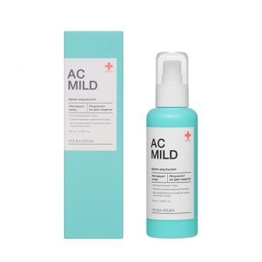 Крем - эмульсия для лица против покраснений и акне Holika Holika AC Mild для проблемной кожи 130мл.