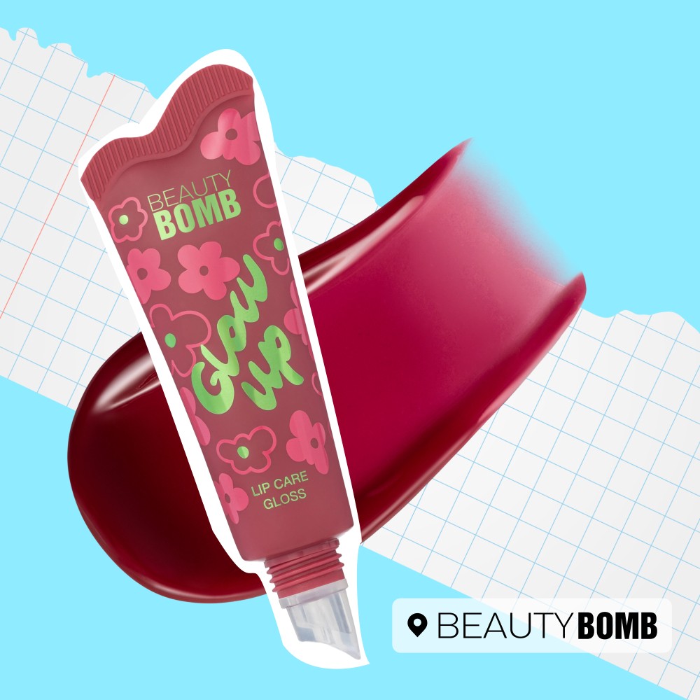 Блеск - уход для губ Beauty Bomb Glow Up 03 10г. Фото 7.