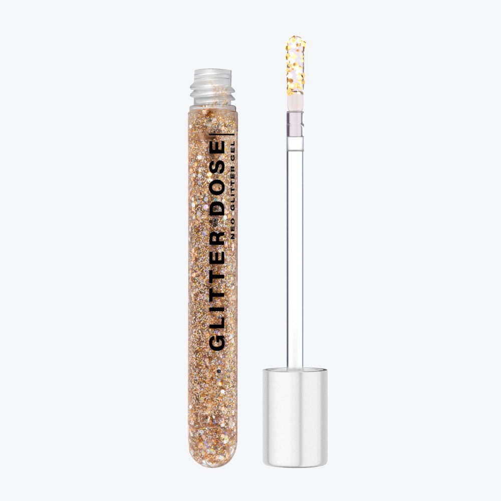 Глиттер для век на гелевой основе Influence Beauty Glitter Dose 03 , 7мл. Фото 5.