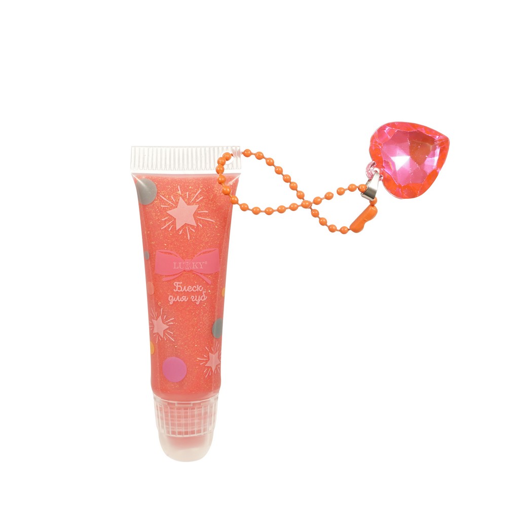 Детский блеск для губ Lukky Charmy Gloss Карамельный 3+ 5мл. Фото 3.