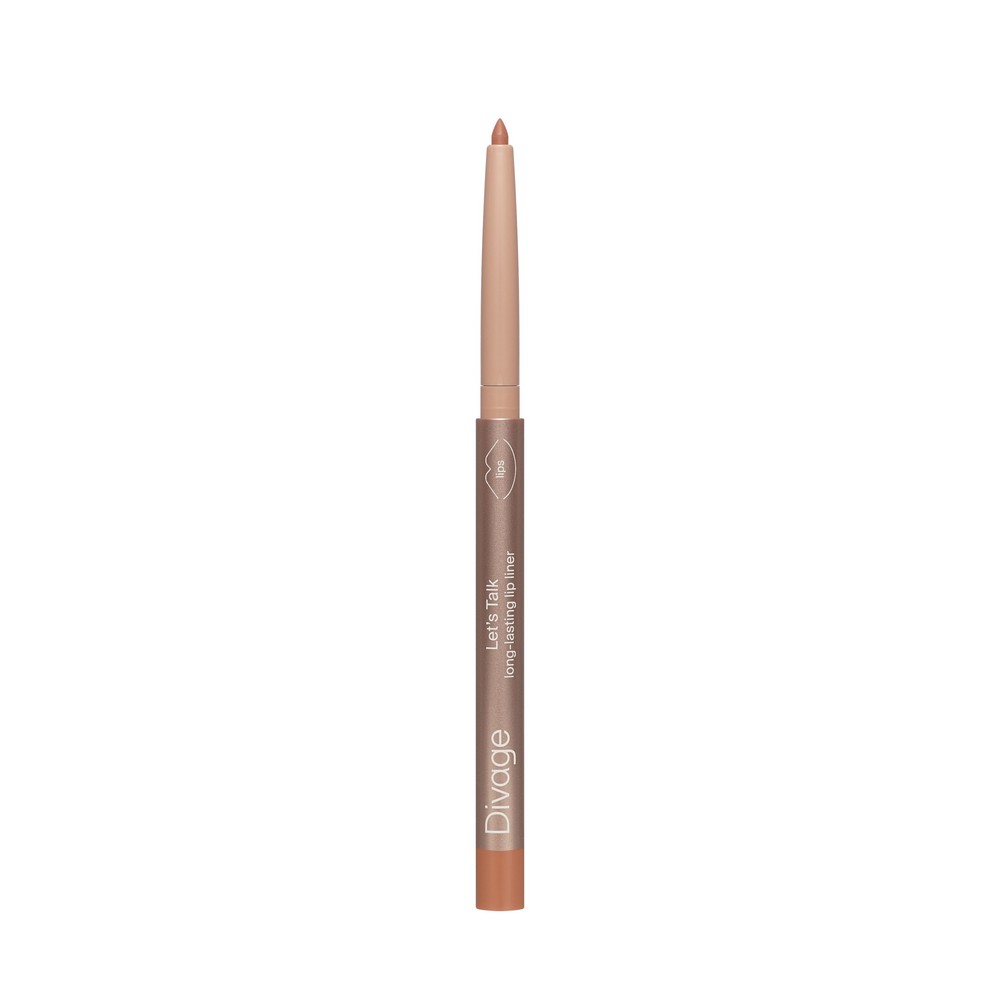 Автоматический карандаш для губ Divage Let’s Talk long-lasting lip liner 02 0,26г. Фото 2.