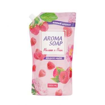 Жидкое мыло Aroma Soap " Малина и Пион " 1000мл.