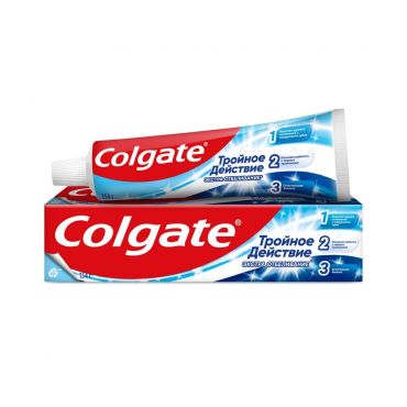 Зубная паста Colgate Тройное действие " экстра отбеливание " 100мл.
