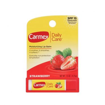 Бальзам для губ Carmex Daily Care Strawberry SPF 15 4,25г.