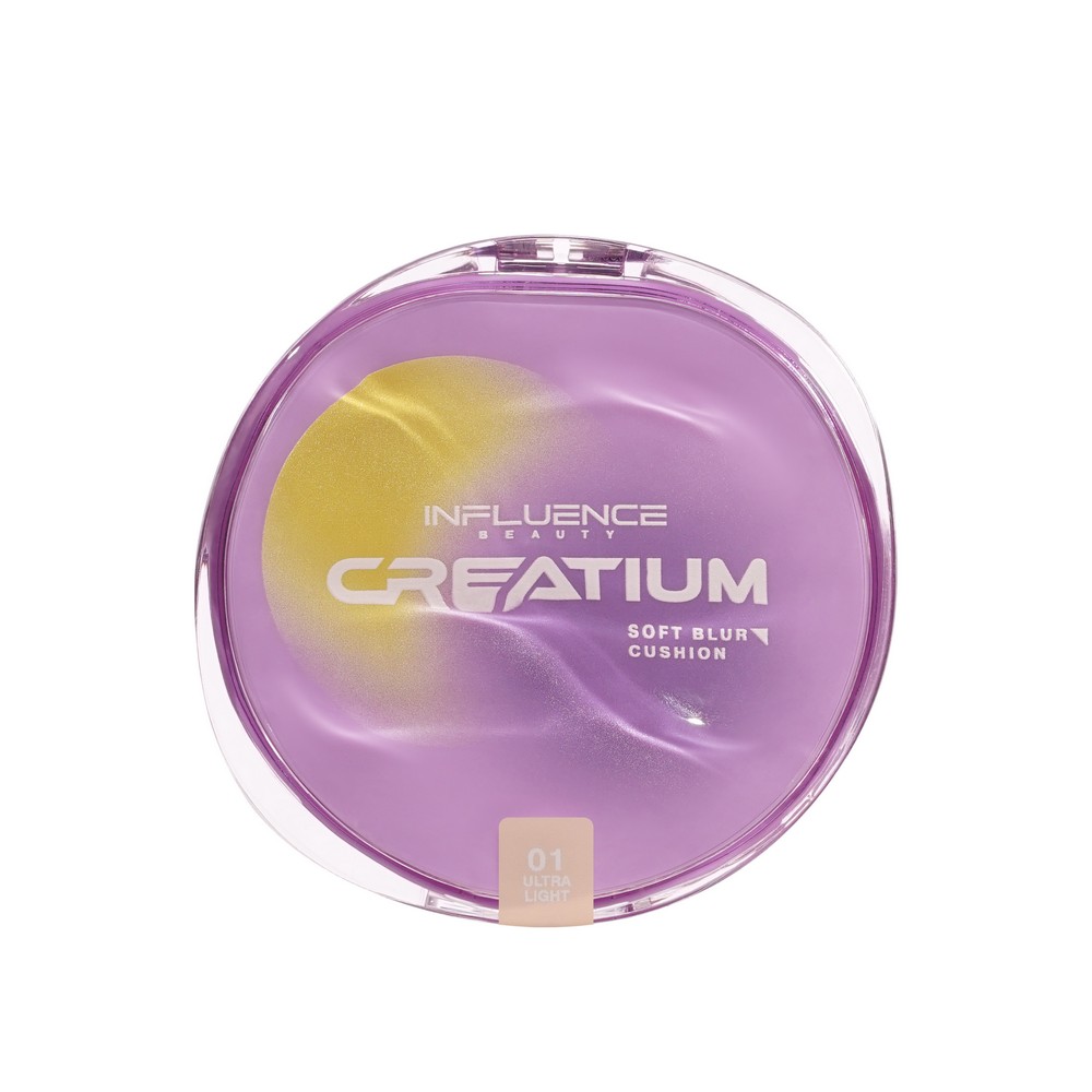 Тональный Кушон для лица Influence Beauty Creatium 01 8г. Фото 1.