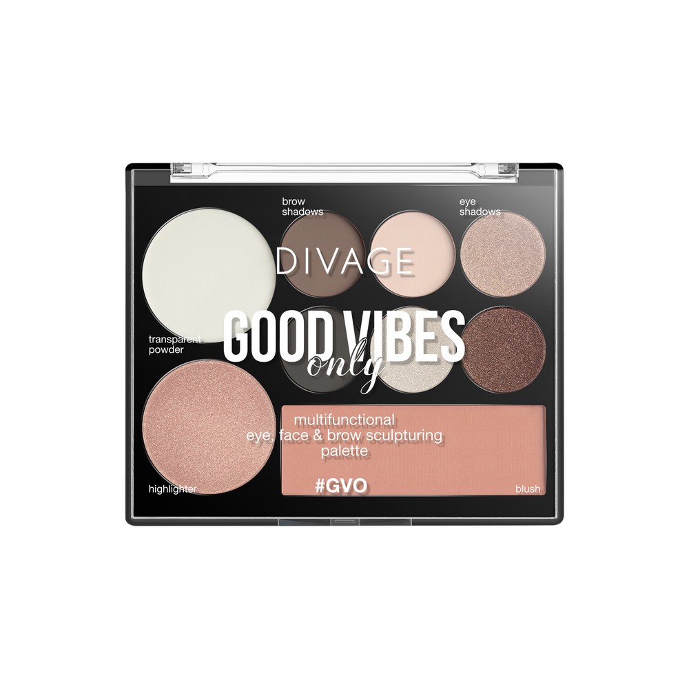 Корректирующая палетка для лица Divage Good Vibes Only 01 10г. Фото 1.