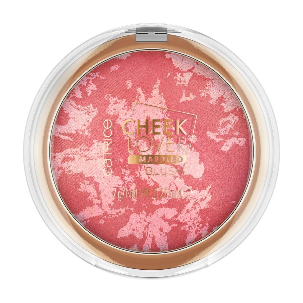 Мраморные румяна для лица Catrice Cheek Lover Marbled blush 010 7г. Фото 1.