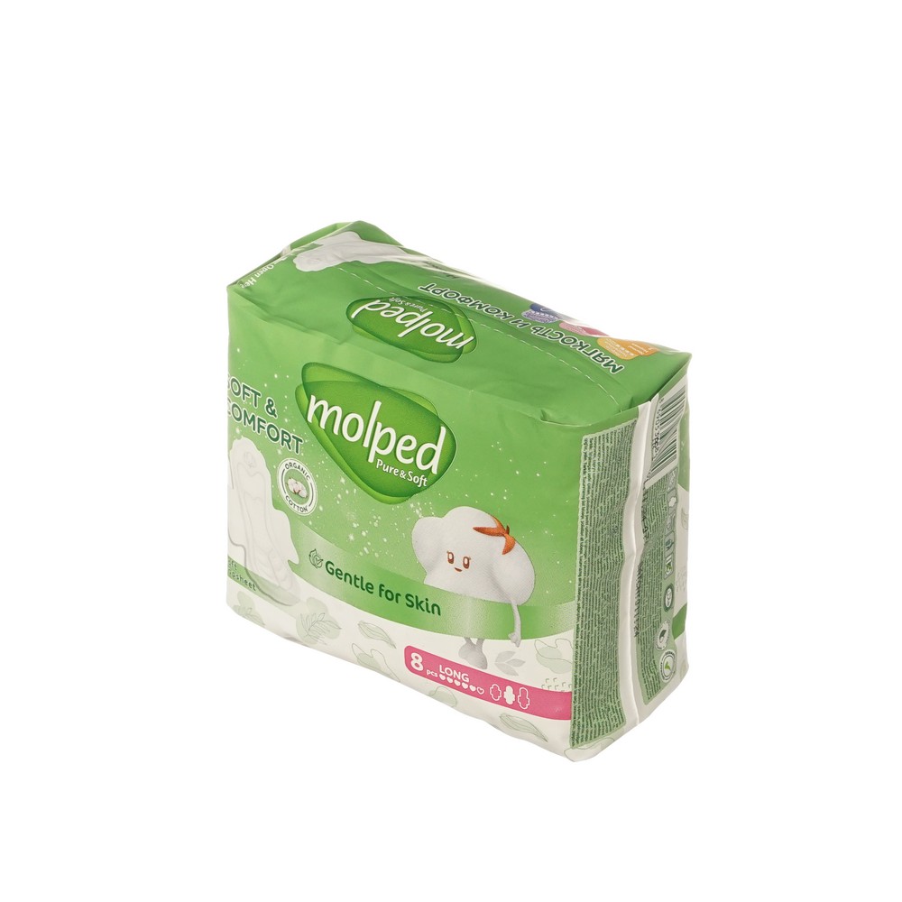 Женские прокладки Molped Pure&Soft Cупер 8шт. Фото 3.