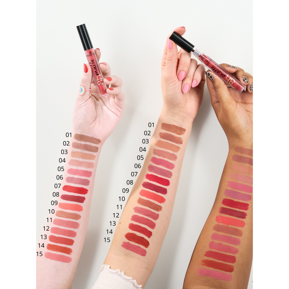 Жидкая помада для губ Essence 8h matte liquid lipstick 07 2,5мл. Фото 7.