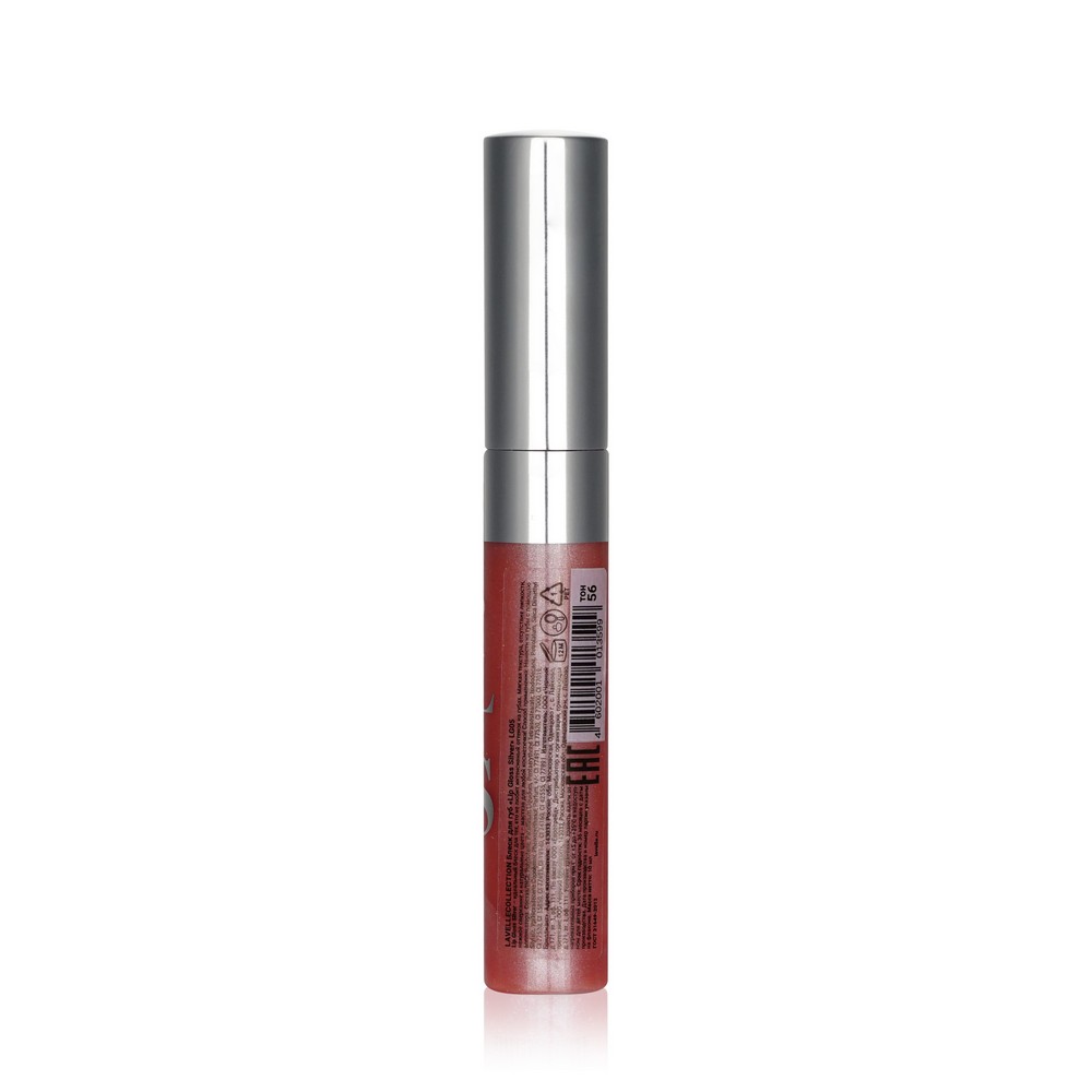 Блеск для губ Lavelle Silver Lip Gloss 56 Сиренево-кремовый искрящийся 10мл. Фото 3.