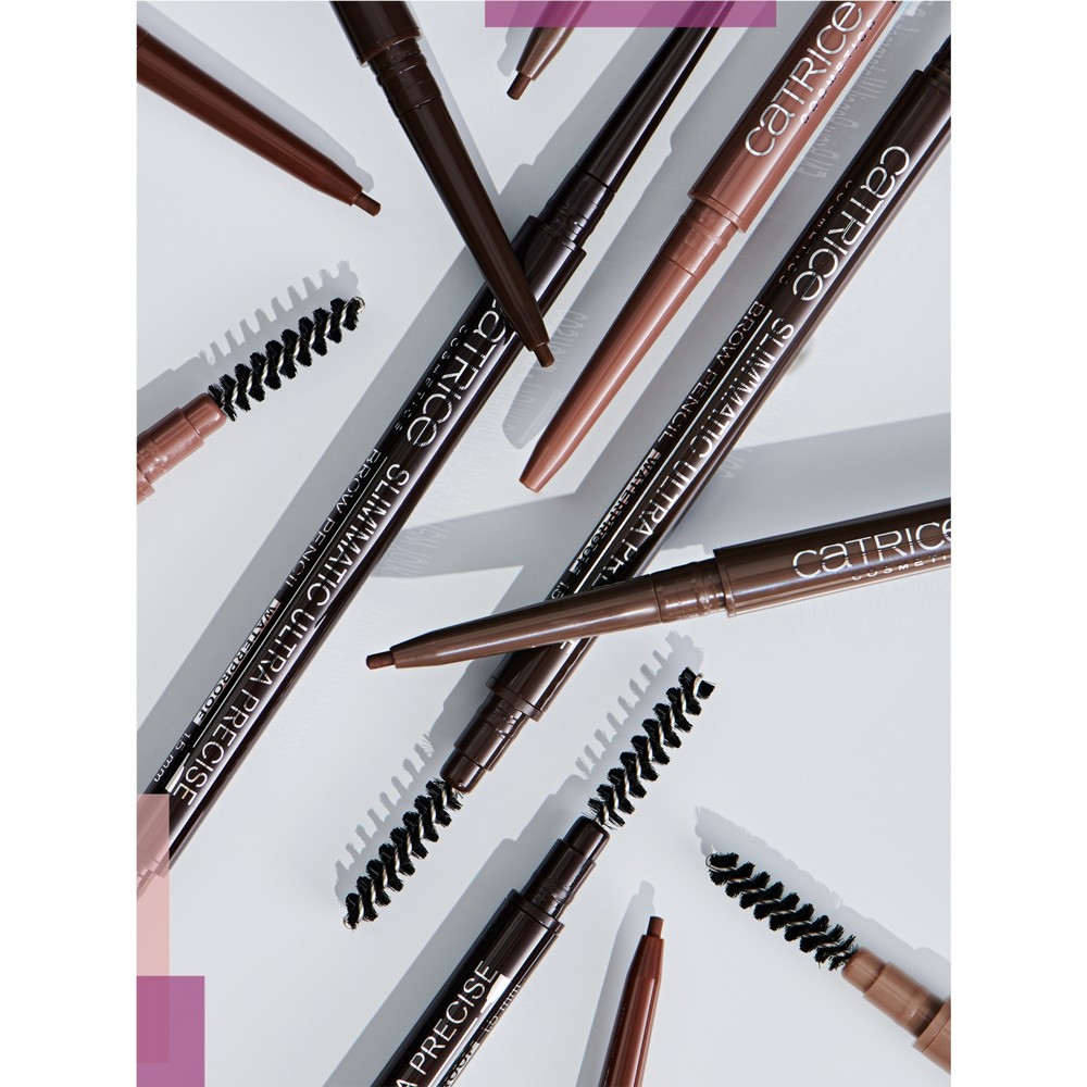 Ультраточный водостойкий карандаш для бровей Catrice Slim'Matic Ultra Precise Brow Pencil Waterproof 020 0,05г. Фото 6.