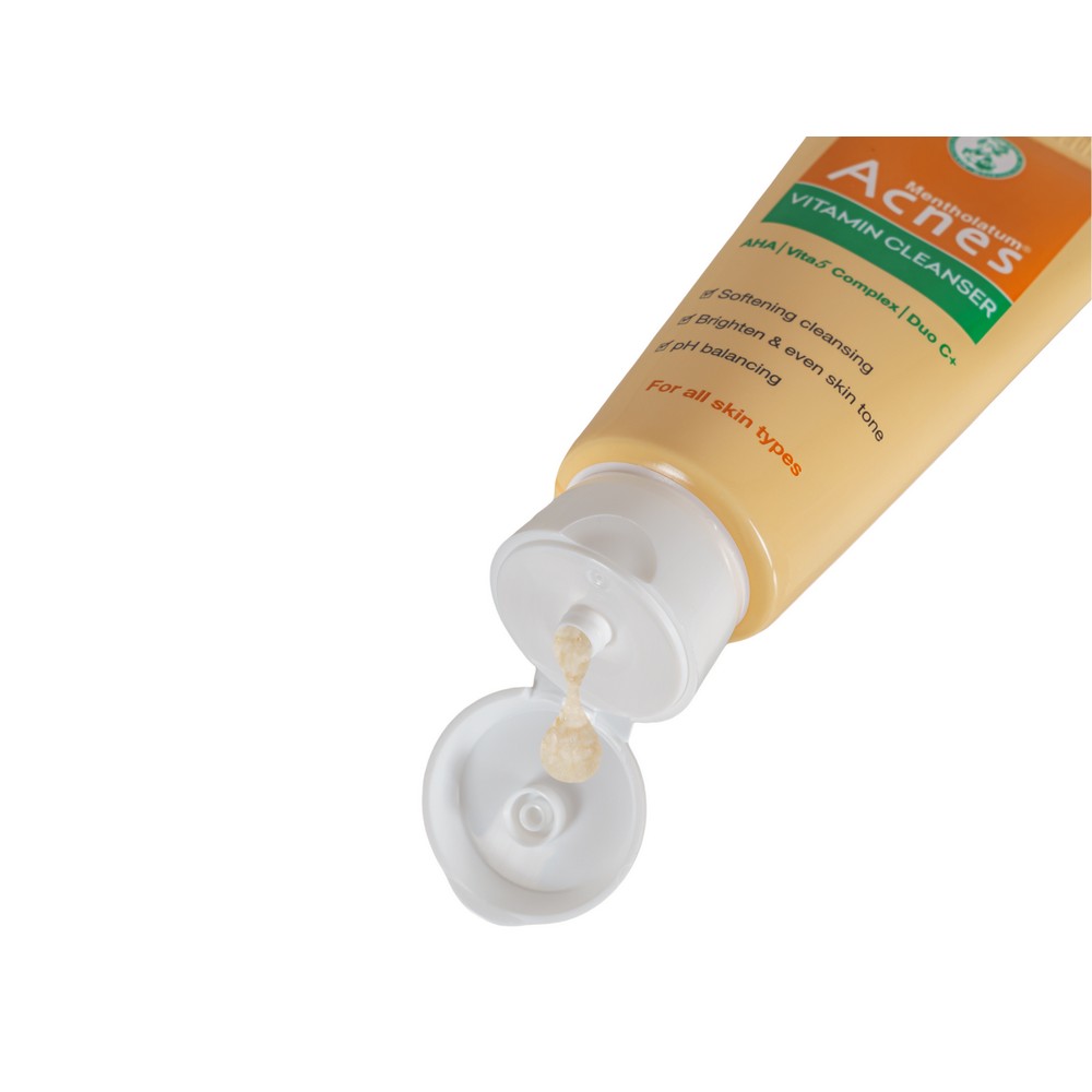 Пенка для умывания Mentholatum Acnes с витаминами 50г. Фото 2.