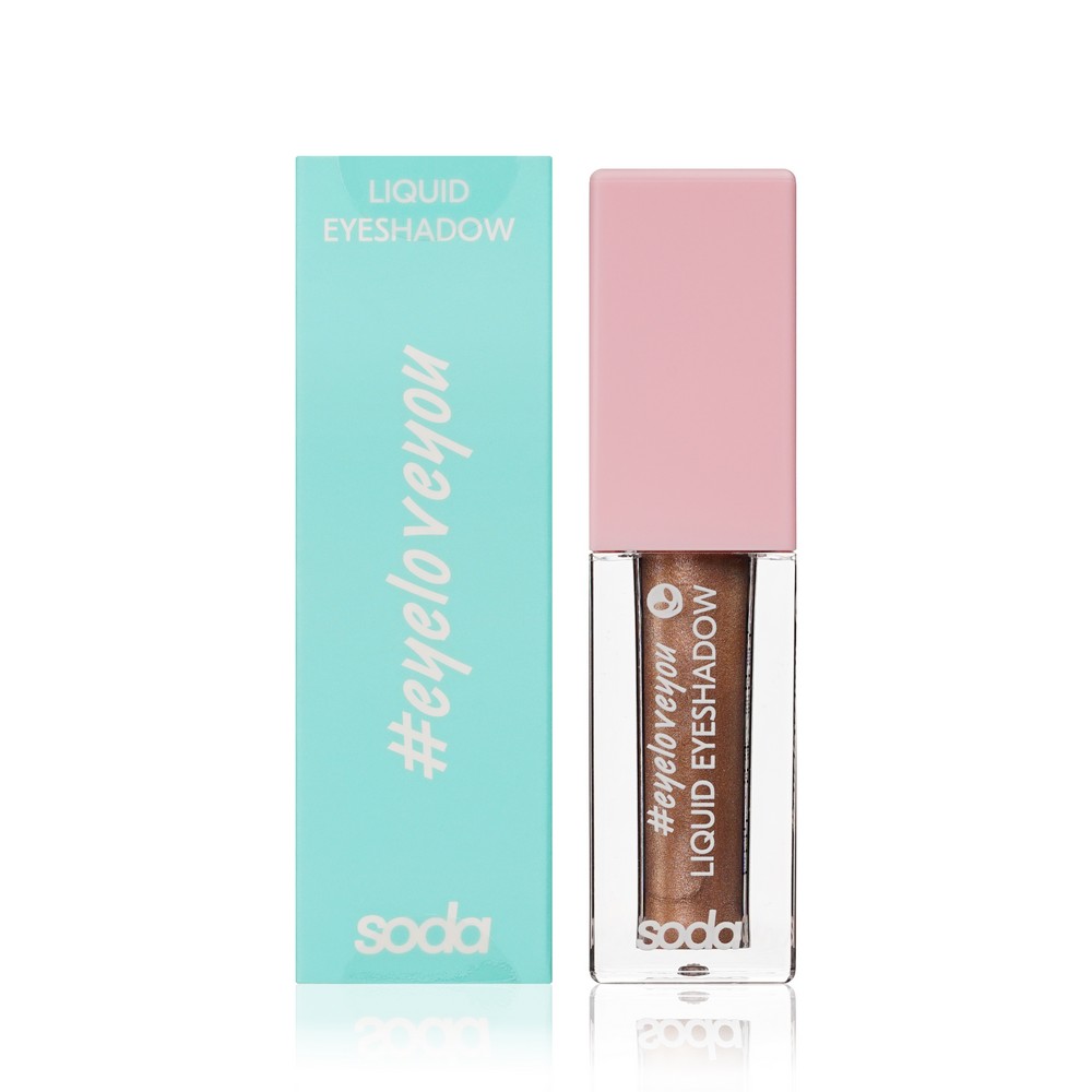 Жидкие тени для век Soda Liquid Eyeshadow #eyeloveyou 004 , 4мл. Фото 1.