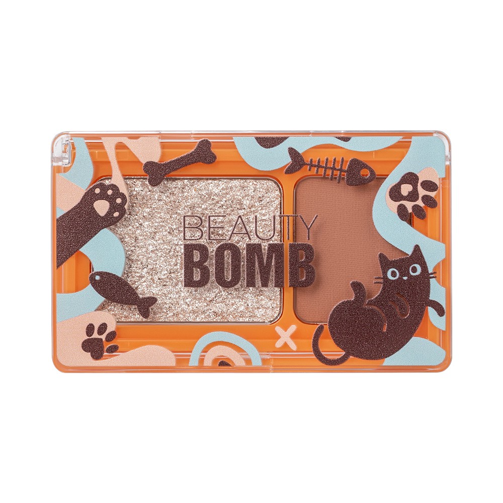 Палетка теней для век двойная Beauty Bomb Double Eyeshadow 03 3,4г. Фото 1.