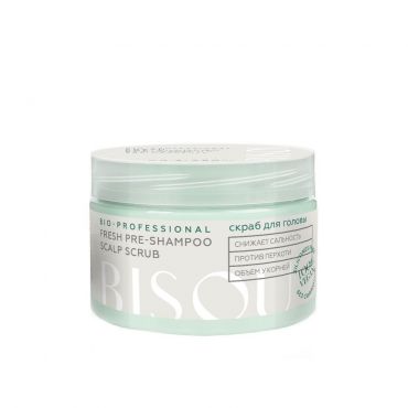 Скраб для кожи головы Bisou Bio-professional " Fresh pre-shampoo scalp scrub " 250мл.