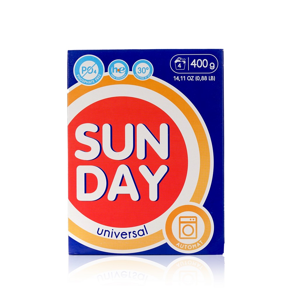 Стиральный порошок Sun Day Universal , автомат , 400г. Фото 2.