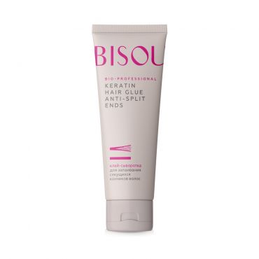 Клей - сыворотка для секущихся кончиков волос Bisou Bio-professional " Keratin hair glue anti-split ends " 100мл.