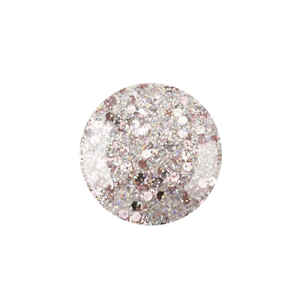 Лак для ногтей с глиттером Luxvisage Galactic 222 , 9г. Фото 4.