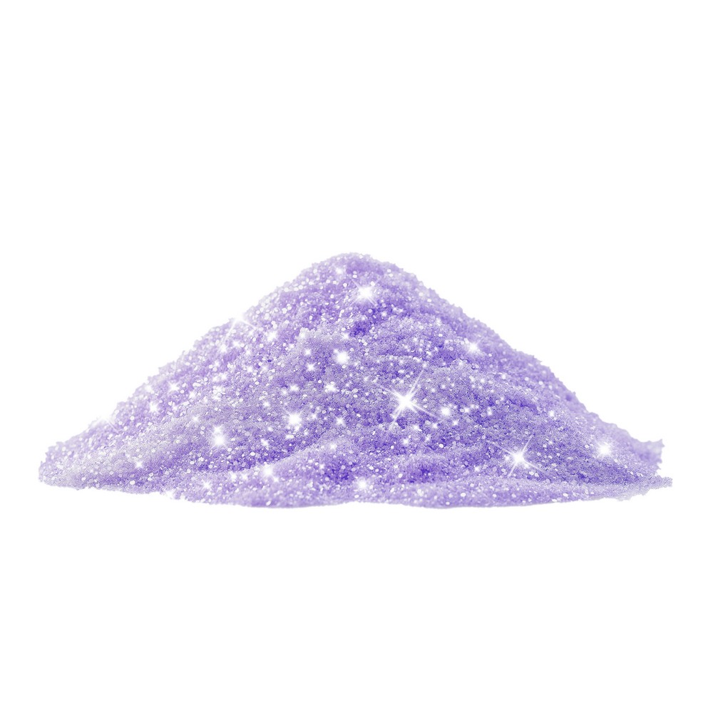 Пудра космическая для ванны Baffy Купайся весело сиреневая 3+ 50г. Фото 4.