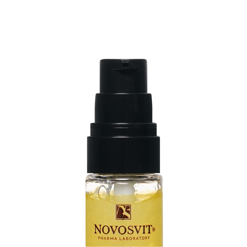 Омолаживающая сыворотка для лица Novosvit Snail Repair " serum in gel " с муцином улитки 30мл. Фото 5.