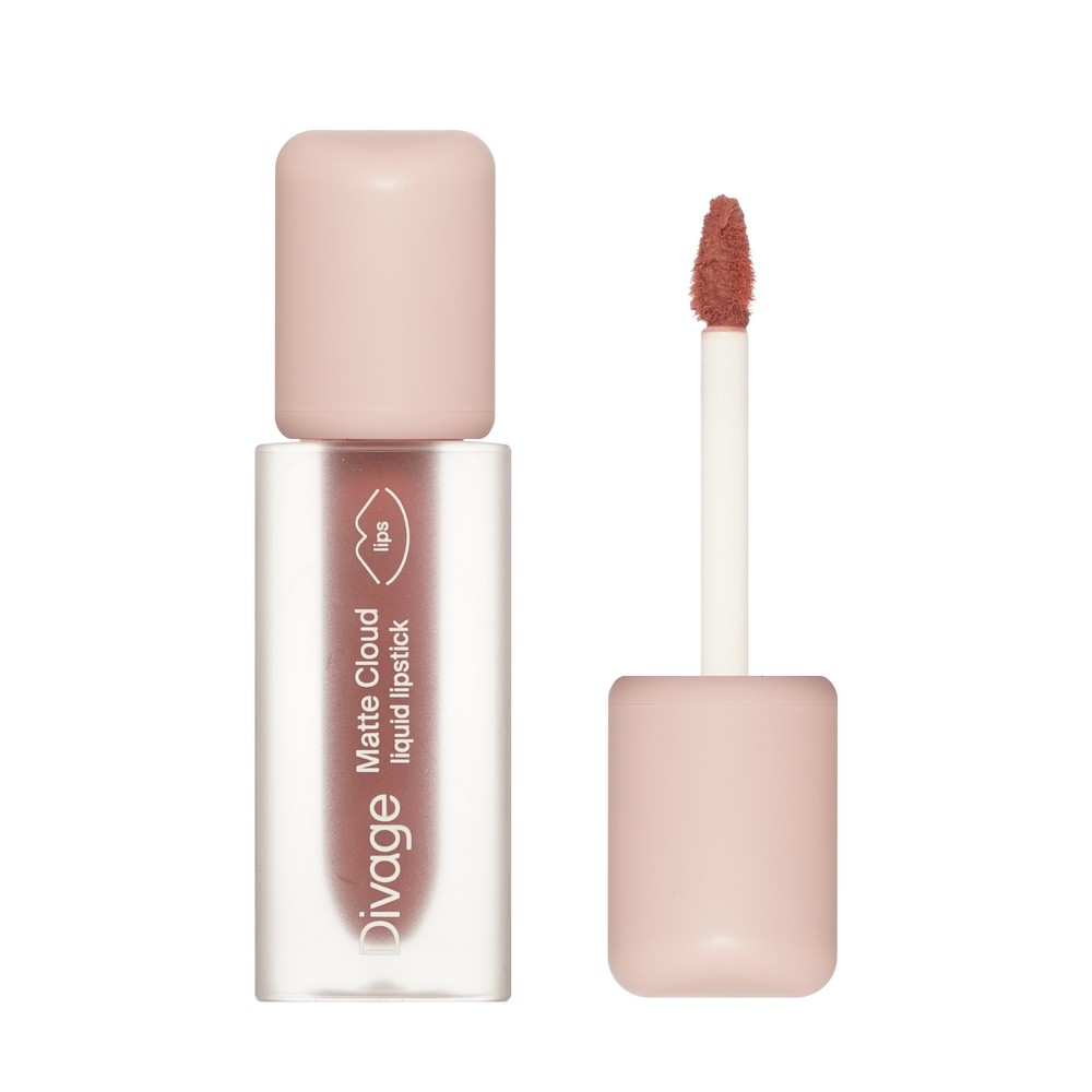 Жидкая матовая помада для губ Divage Matte Cloud Liquid lipstick 01 2,8мл. Фото 1.