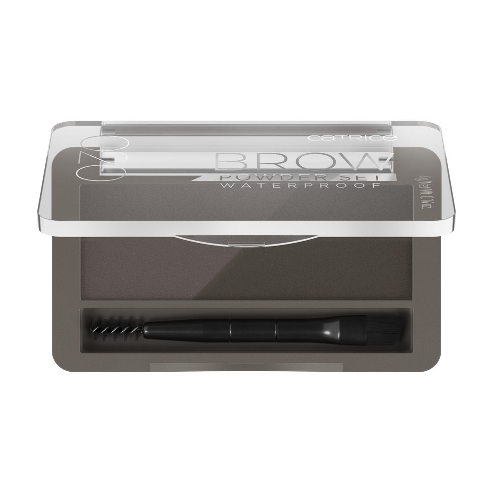Водостойкая пудра для бровей в наборе Catrice Brow Powder Set waterproof 020 4г. Фото 2.
