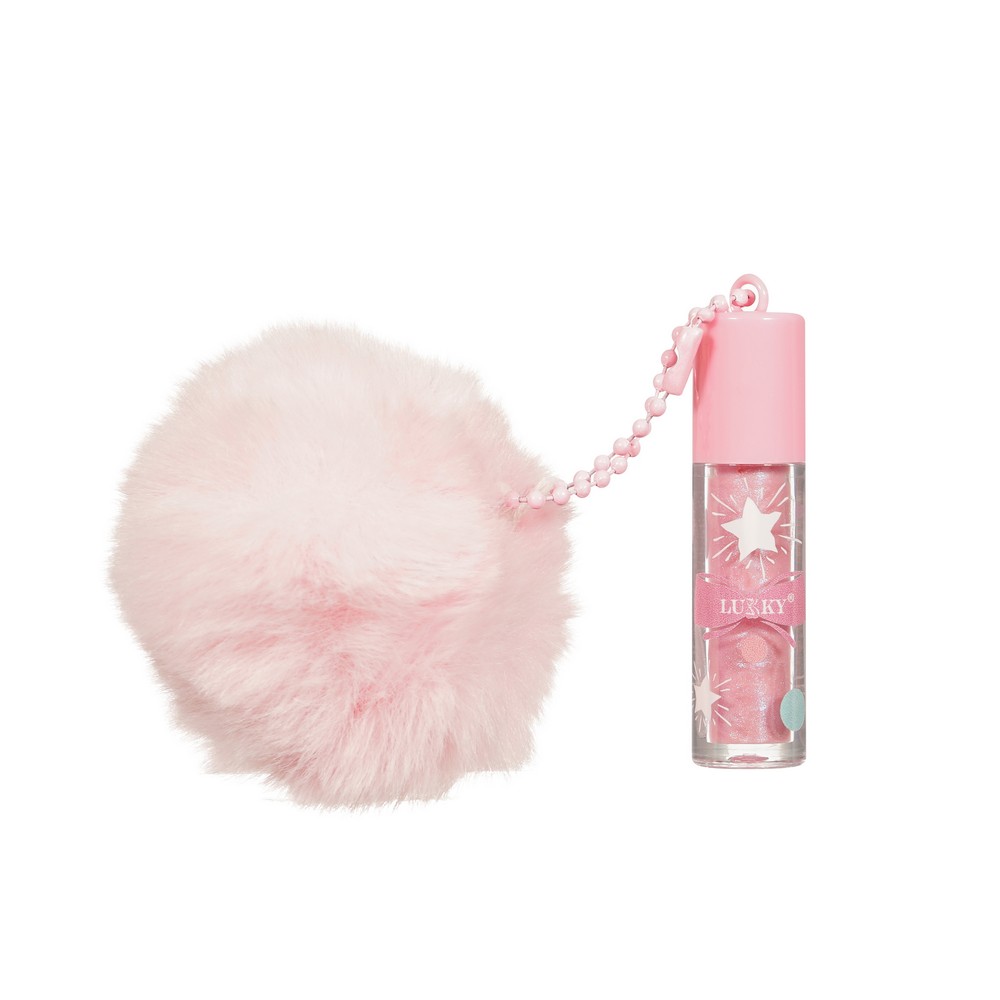 Детский блеск для губ Lukky Charmy plush Розовый 3+ 1мл. Фото 3.