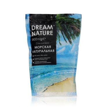 Соль для ванн Dream nature " Морская натуральная " 900г.