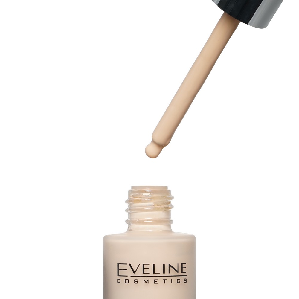 Тональный крем для лица Eveline Liquid control 030 Sand Beige 32мл. Фото 3.