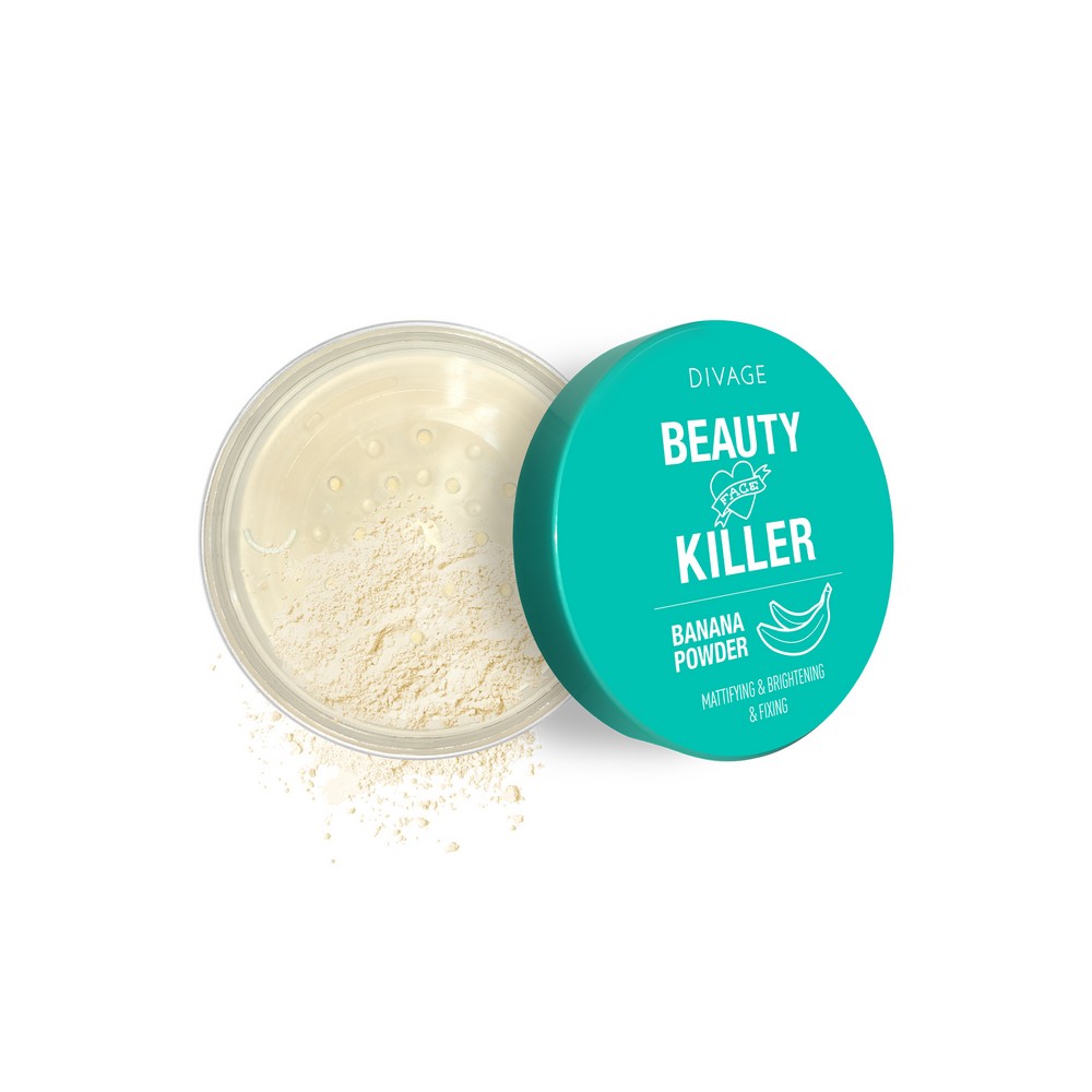 Рассыпчатая пудра для лица Divage Beauty Killer Banana Powder 01 14г. Фото 2.