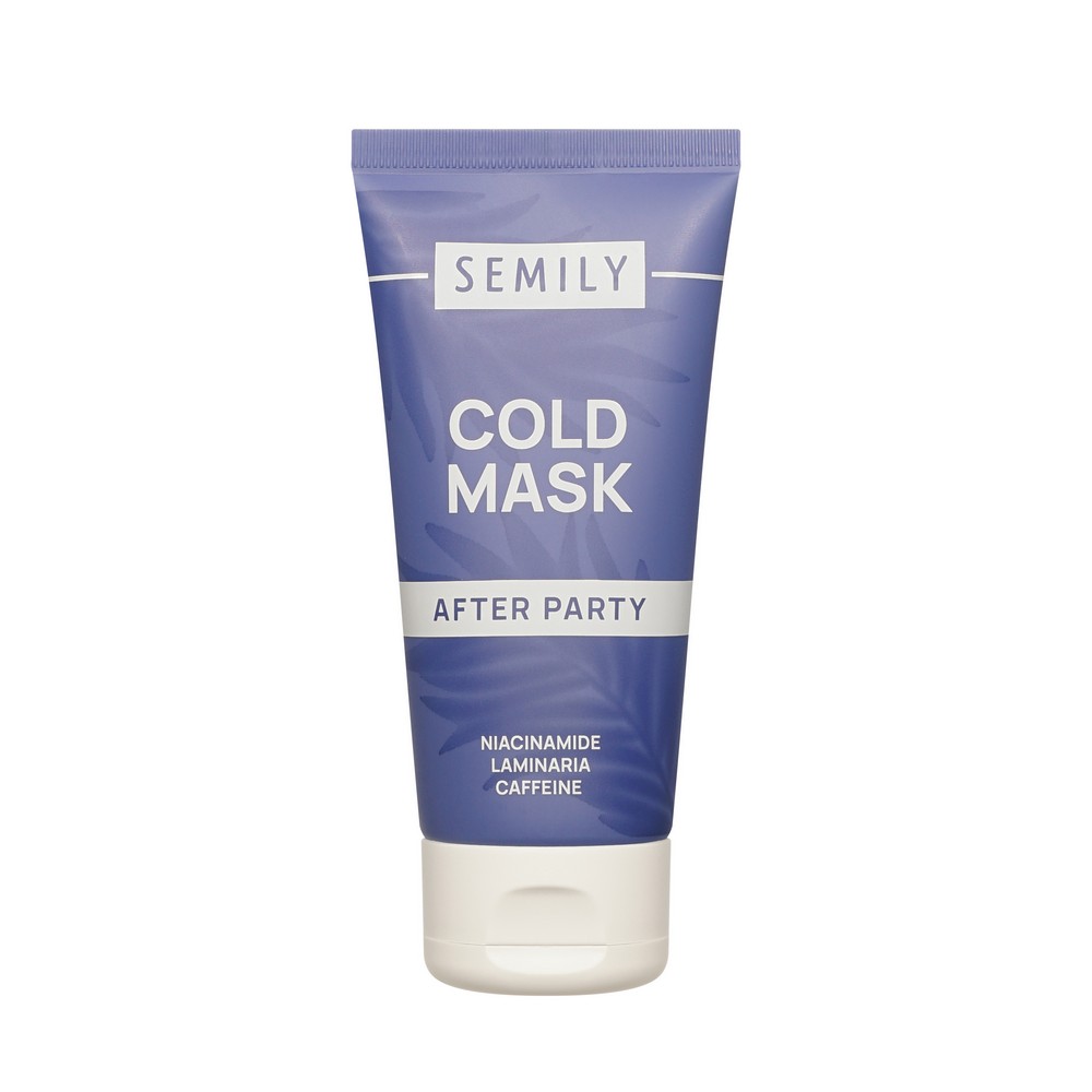 Тонизирующая маска для лица SEMILY Cold Mask After Party 50мл. Фото 5.