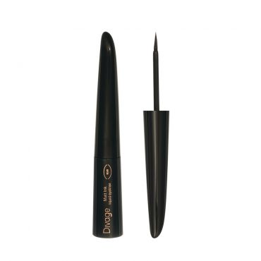 Подводка для век Divage Matt Ink liquid eyeliner 01 Черная 8мл.