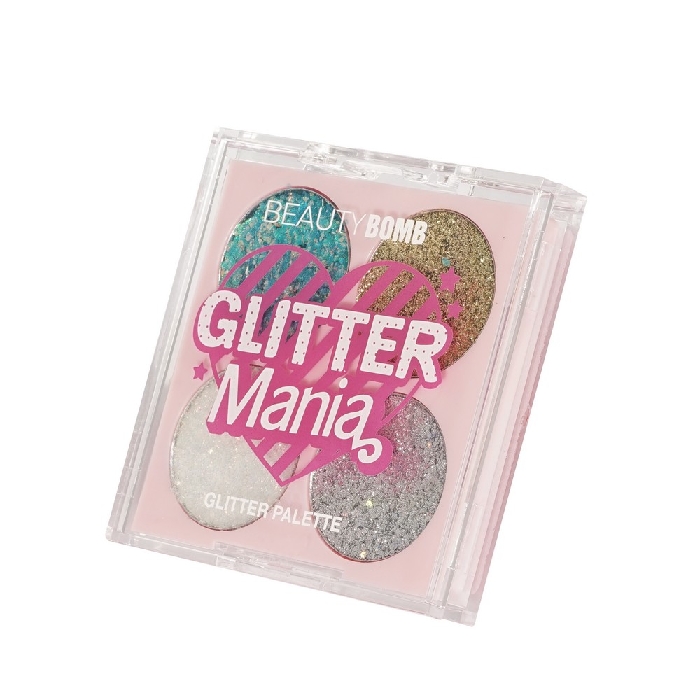 Палетка глиттеров для век Beauty Bomb Glitter Mania 01 3г. Фото 3.