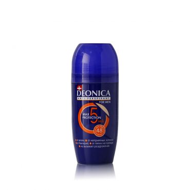 Мужской дезодорант - антиперспирант Deonica " Max Protection 5 в 1 " 45мл.