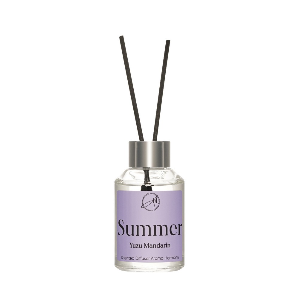 Ароматический диффузор Aroma Harmony Summer Yuzu mandarin 60мл. Фото 5.