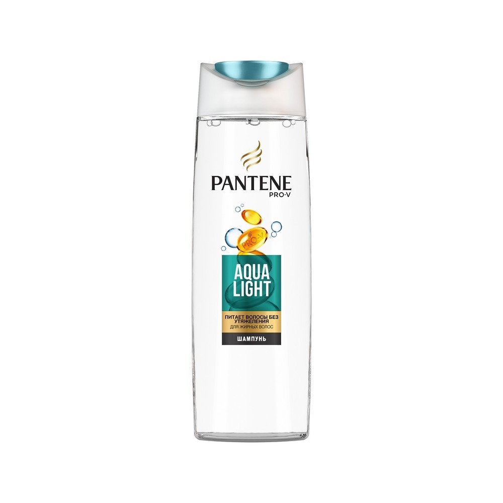 Шампунь Pantene Pro-V Aqua Light для тонких волос , склонных к жирности 400мл. Фото 2.