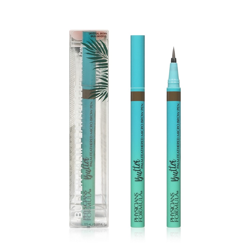 Лайнер для бровей Physician's Formula Butter Palm Feathered micro brow pen Универсальный коричневый 0,5мл. Фото 1.