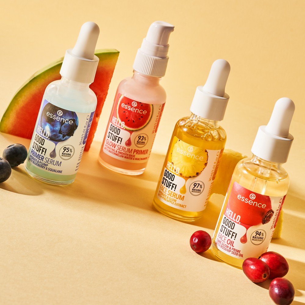 Сыворотка - праймер для лица Essence Hello, good stuff! Glow serum primer 30мл. Фото 4.