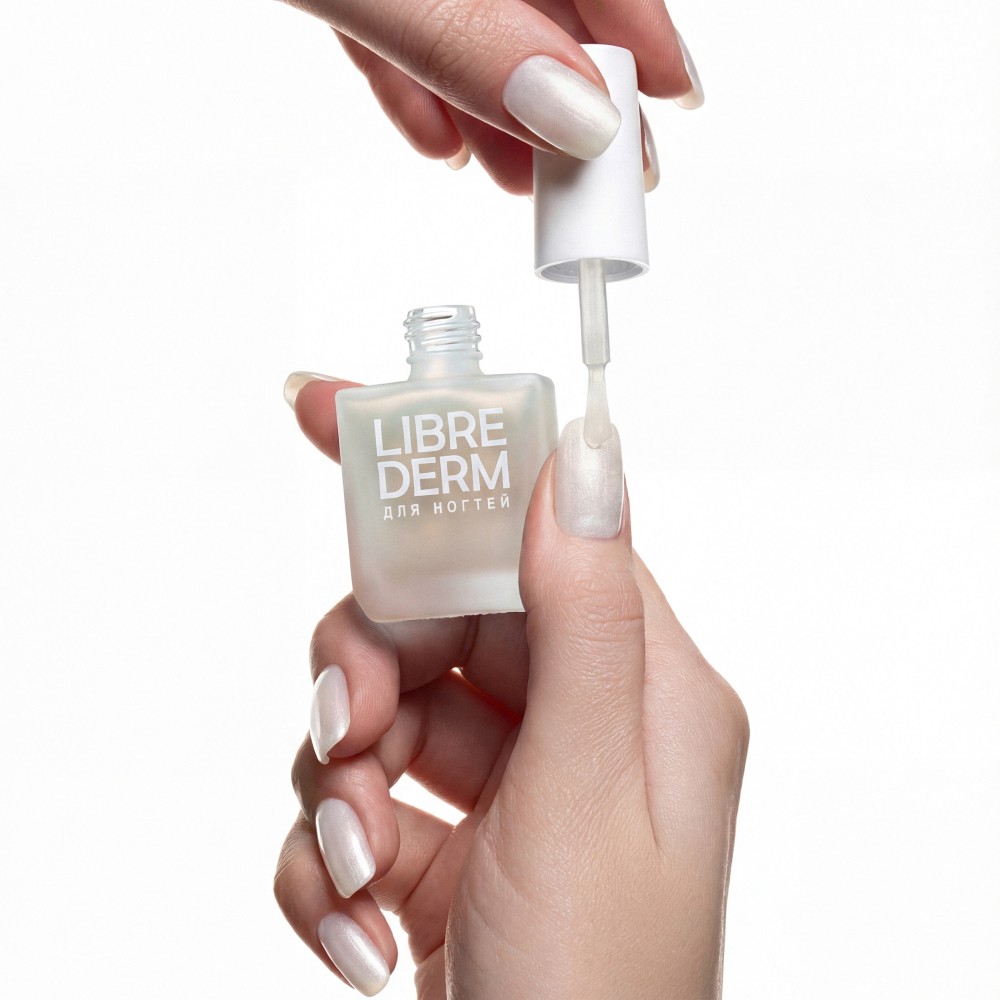 Ультрареаниматор для ногтей Librederm Жемчужный 10мл. Фото 6.