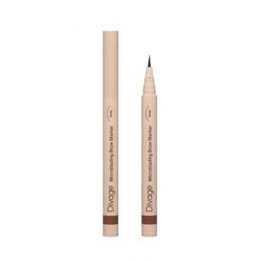 Стойкий маркер для бровей Divage Microblading brow marker 02 1мл.