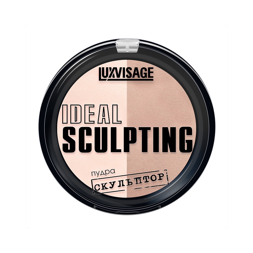 Пудра - скульптор для лица Luxvisage 3 Молочный шоколад 9г. Фото 1.