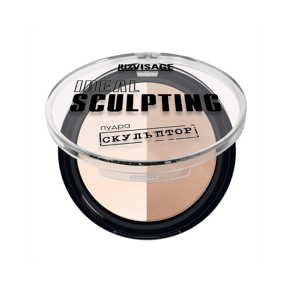 Пудра - скульптор для лица Luxvisage 2 Ванильный капучино 9г. Фото 2.