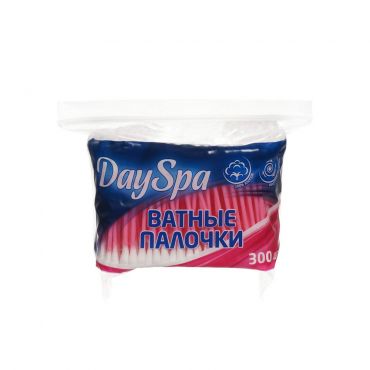 Ватные палочки Day Spa в пакете с зиплоком 300шт.