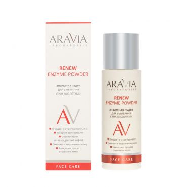 Энзимная пудра для умывания с PHA-кислотами Aravia Laboratories Renew Enzyme Powder 150мл.